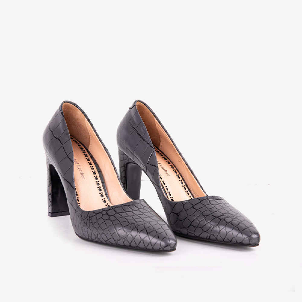 Damenschuhe aus Leder mit hohen Absätzen Modell Samantha