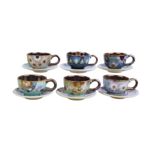 Persisches Teetassenset mit Untertasse – Skakil Keramikdesign