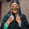 Handgefertigte Omani Burka - Golf-Burqa Jonoob Modell