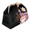 Bandstickerei Clutch Handtasche - Mit Pfau Perlendetail