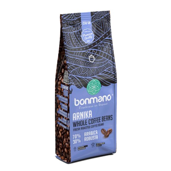 Bonmano Frisch geröstete ganze Kaffeebohnen Modell Arnika 250g