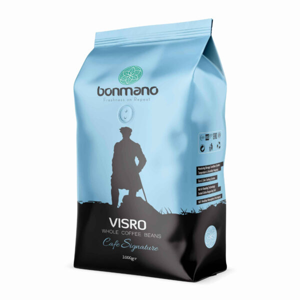Bonmano Frisch geröstete ganze Kaffeebohnen Modell Visro 1000g