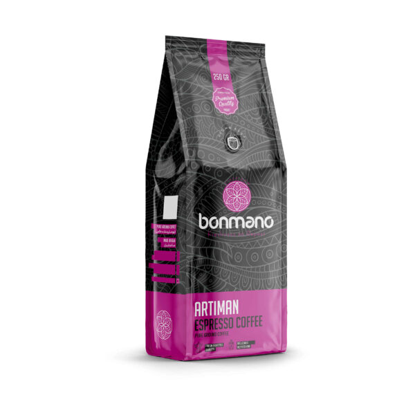 Bonmano Reines gemahlenes Espresso Kaffee Modell Artiman 250g