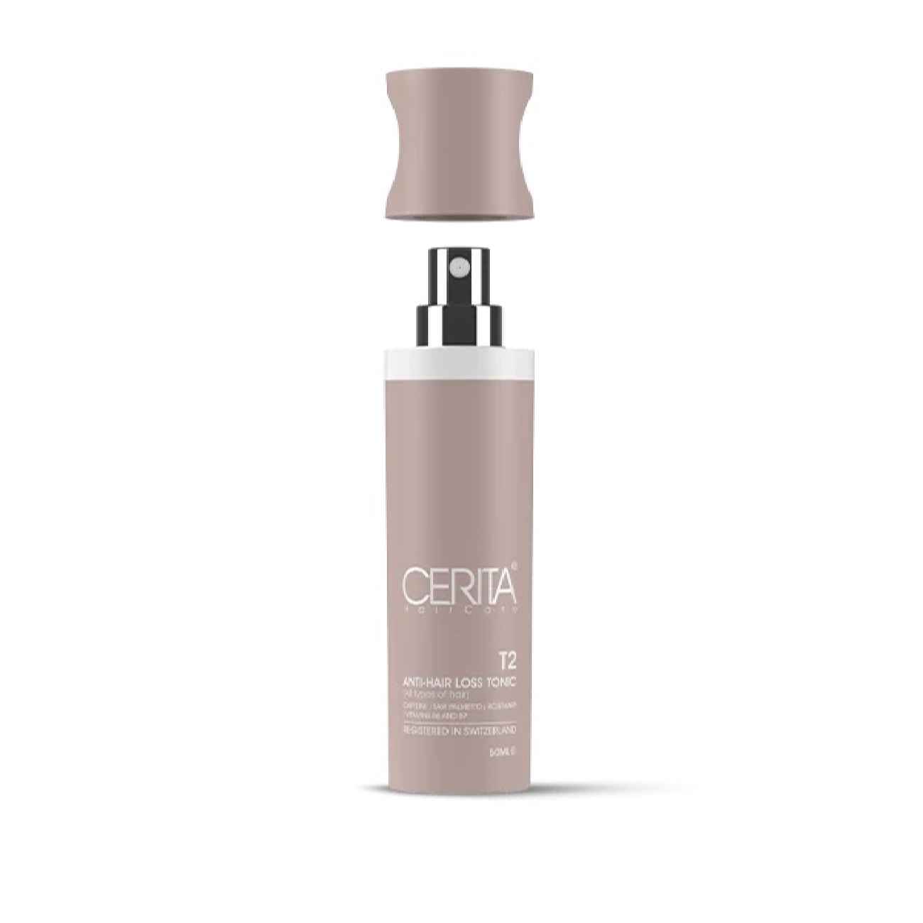 Cerita Anti-Haarausfall und Stärkendes Haar-Tonic T2 (x2)