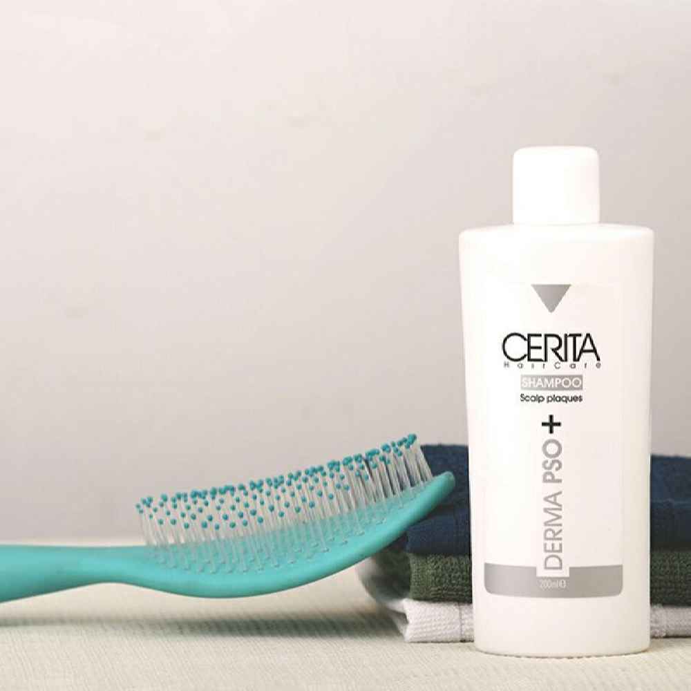 Cerita Derma PSO+ Kopfhaut Shampoo für alle Haartypen – Lindert Schuppen & Juckreiz (Packung mit 2)