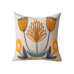 Punch-Needle-Kissenbezug – Besticktes Design Arj
