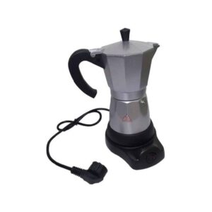 Elektrischer Moka Pot Kaffeekocher – 6 Tassen Kapazität