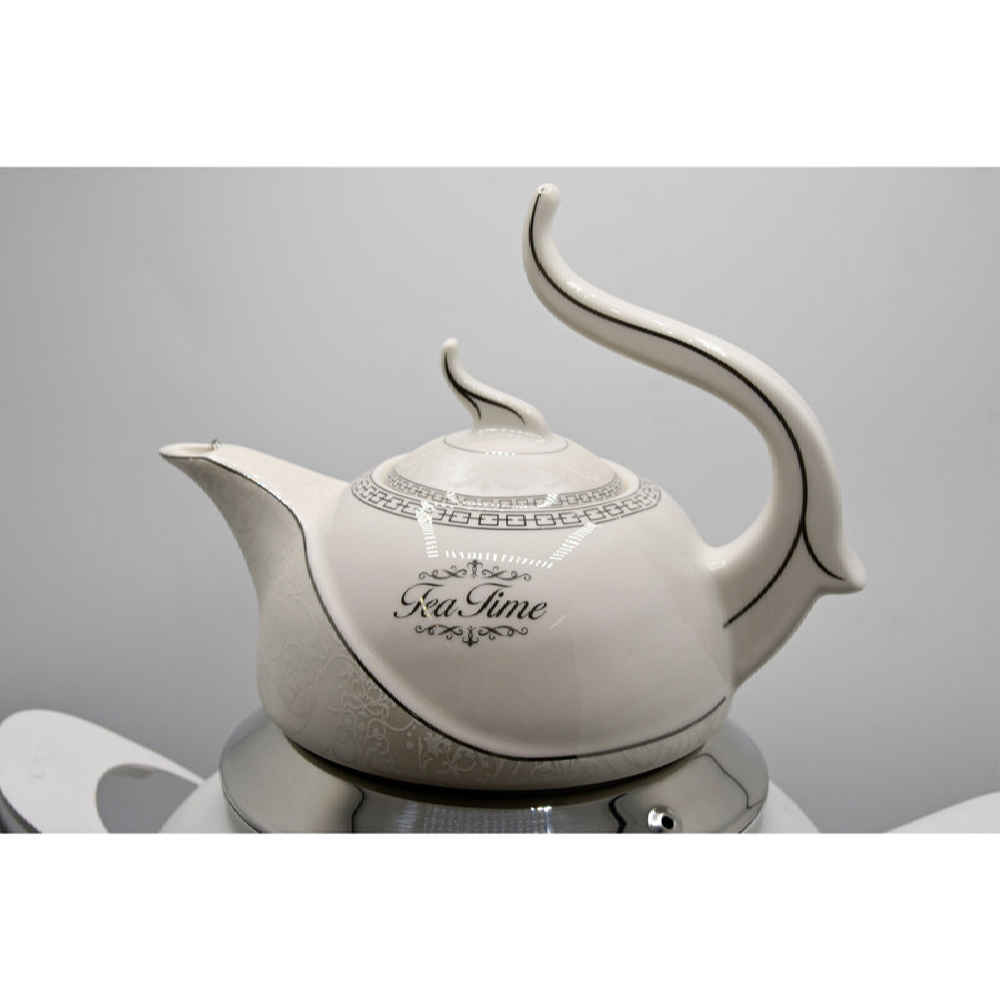 Gas-Samowar Teekocher mit Teekanne Modernes Design 5-Liter