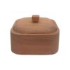 Handgefertigte Holz-Zuckerschale mit Deckel - rustikaler Stil Liana