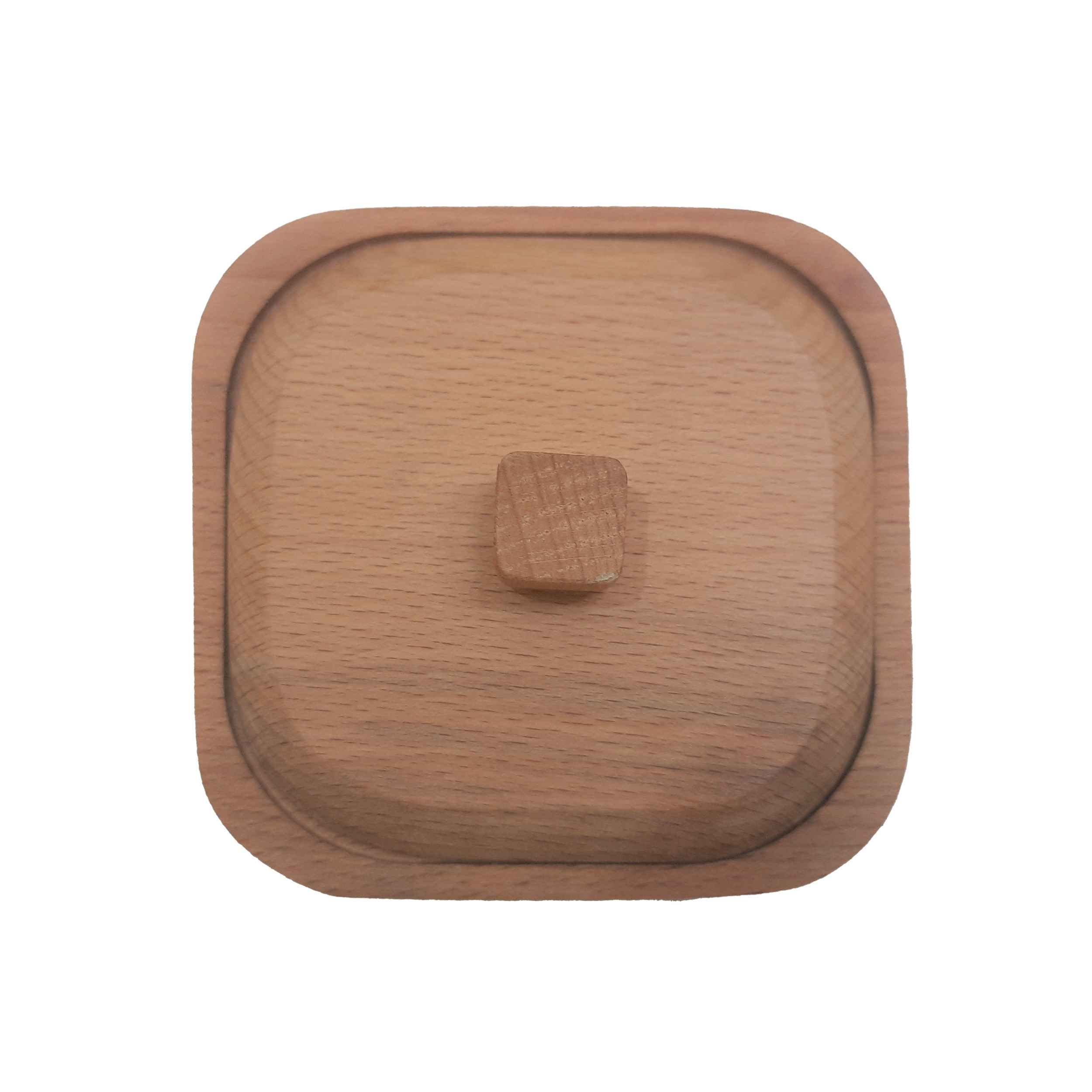 Handgefertigte Holz-Zuckerschale mit Deckel – rustikaler Stil Liana