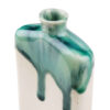 Handgefertigte dekorative Keramik-Knospenvase mit Tropfen-Glasur-Design, Katrin-Modell
