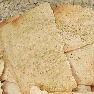 Persisches Trockenbrot – Handgebackenes Trockenbrot mit Weizenkleie
