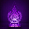 Islamische 3D-LED-Nachtlampe Thronvers