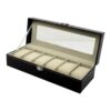 Luxus Leder-Uhrenbox - 5 Fächer