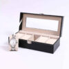 Luxus Leder-Uhrenbox - 5 Fächer