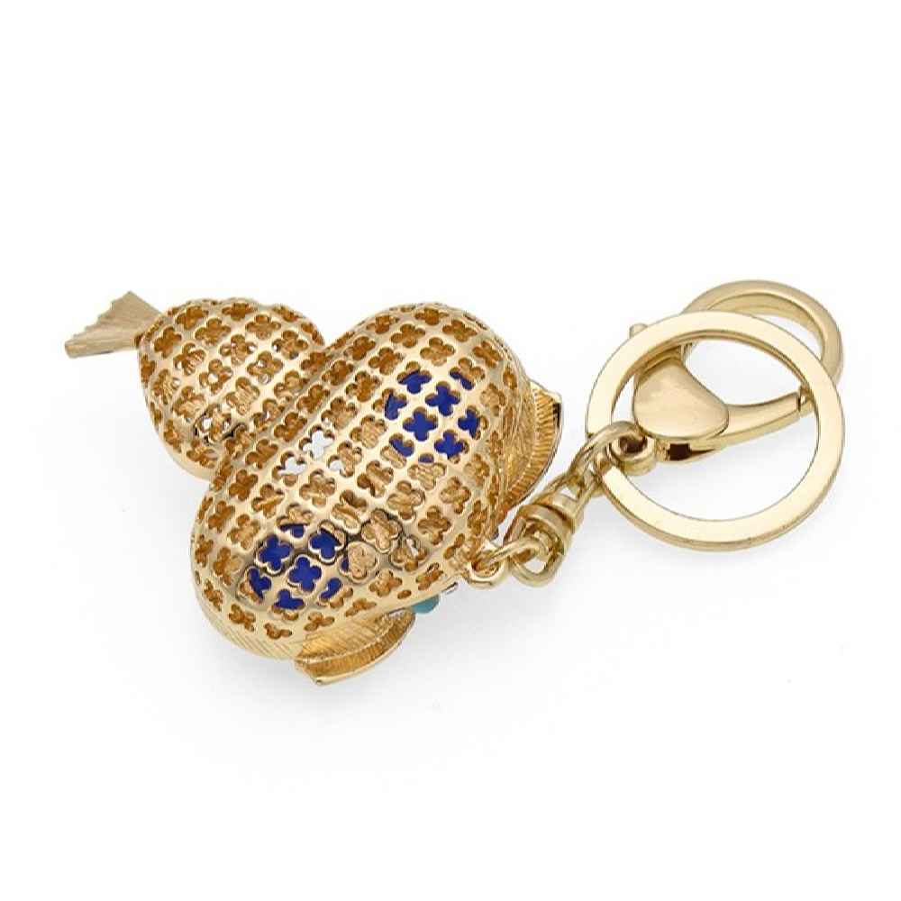 Metall Eule Schlüsselanhänger – böser Blick Design