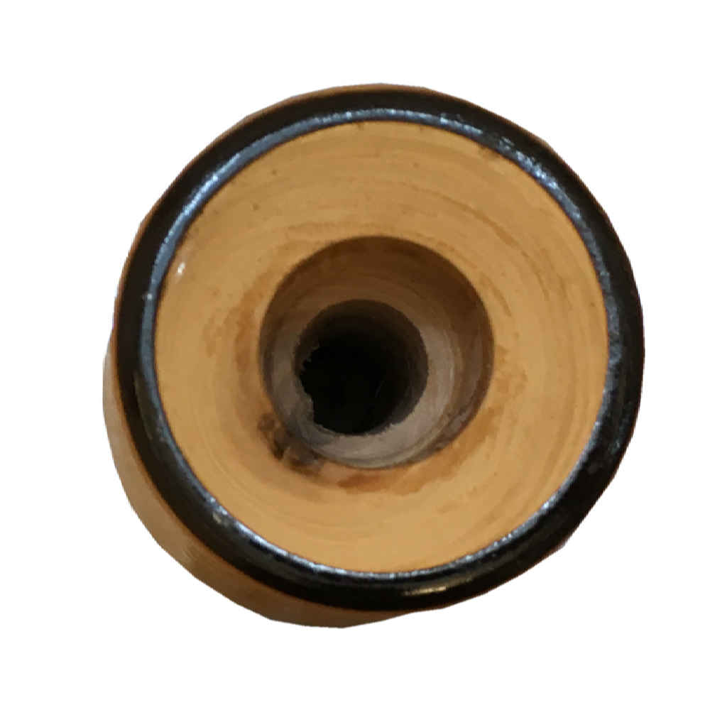 Handgefertigte dekorative Holzvasen aus massivem Naturholz, Minimalistisch Hamoun