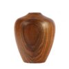 Handgefertigte dekorative Holzvasen aus massivem Naturholz, Minimalistisch Tania