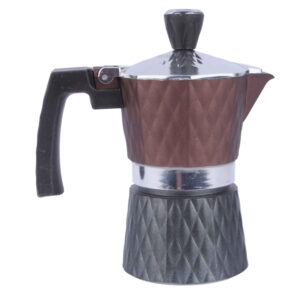 Moka Kanne für den Herd – Klassischer italienischer Kaffeezubereiter 2 Tassen Kapazität Caffettiera