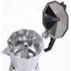 Moka Kanne für den Herd - Klassischer italienischer Kaffeezubereiter 3 Tassen Kapazität Morsana