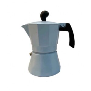 Moka Kanne für den Herd – Klassischer italienischer Kaffeezubereiter 3 Tassen Kapazität Paphili