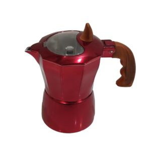 Moka Kanne für den Herd – Klassischer italienischer Kaffeezubereiter 3 Tassen Kapazität R.H