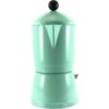 Moka Kanne für den Herd - Klassischer italienischer Kaffeezubereiter 3 Tassen Kapazität Stahl