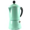 Moka Kanne für den Herd - Klassischer italienischer Kaffeezubereiter 3 Tassen Kapazität Stahl
