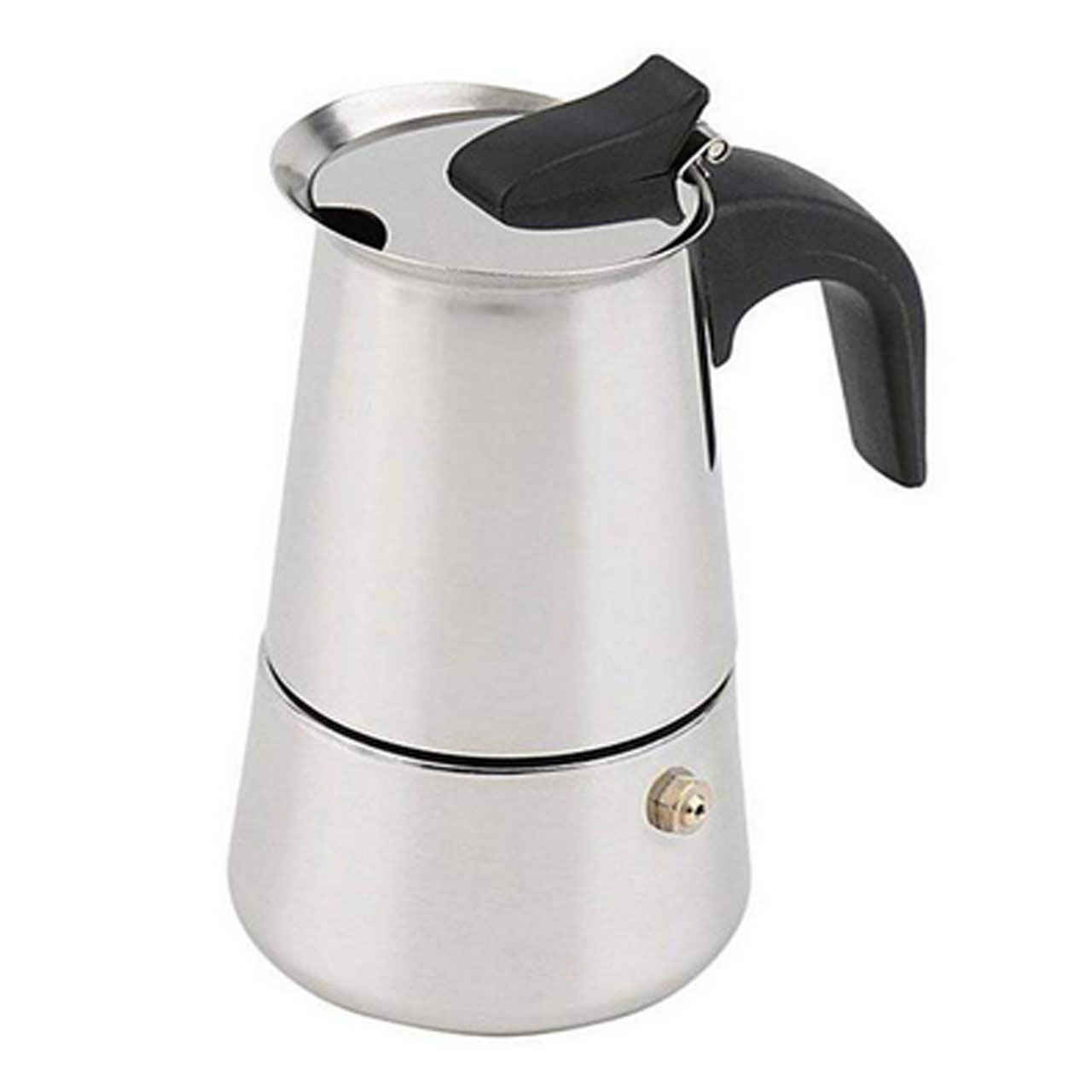 Moka Kanne für den Herd - Klassischer italienischer Kaffeezubereiter 4 Tassen Kapazität Unico Life
