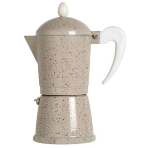 Moka Kanne für den Herd – Klassischer italienischer Kaffeezubereiter 6 Tassen Kapazität Moka Cezve