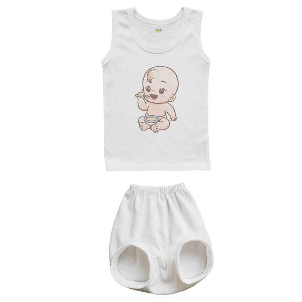 Neugeborenen Weste & Shorts Set Modell Baby Junge