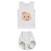 Neugeborenen Weste & Shorts Set Modell Baby Mädchen