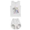 Neugeborenen Weste & Shorts Set Modell Magisches Einhorn