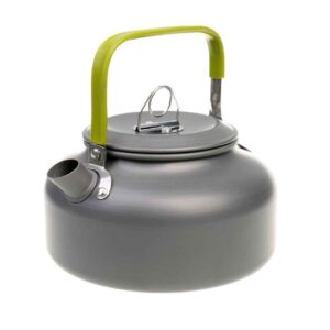 Leichter grauer Outdoor-Campingkessel – Ideal für Lagerfeuer