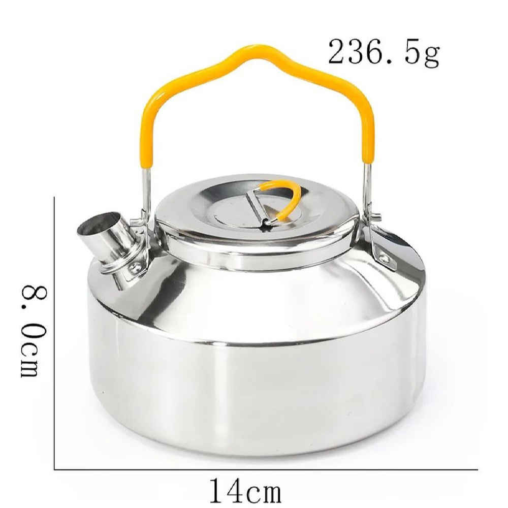 Starker leichter Outdoor-Campingkessel aus Stahl – Langlebig für Lagerfeuer