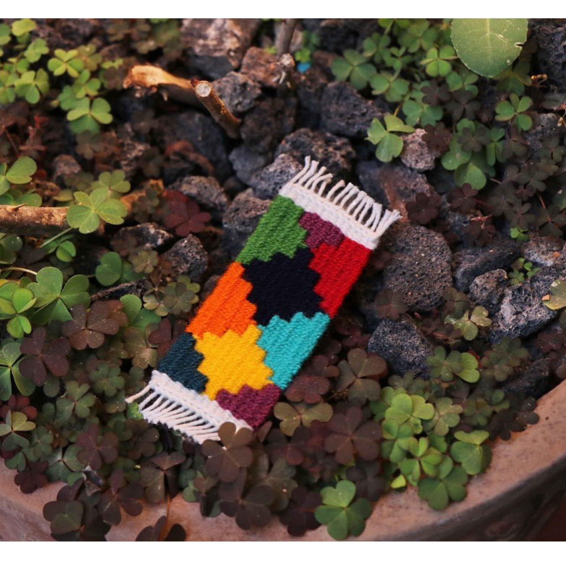 Persisch Kilim inspirierter Lesezeichen Modell Iman