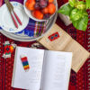 Persisch Kilim inspirierter Lesezeichen Modell Norin