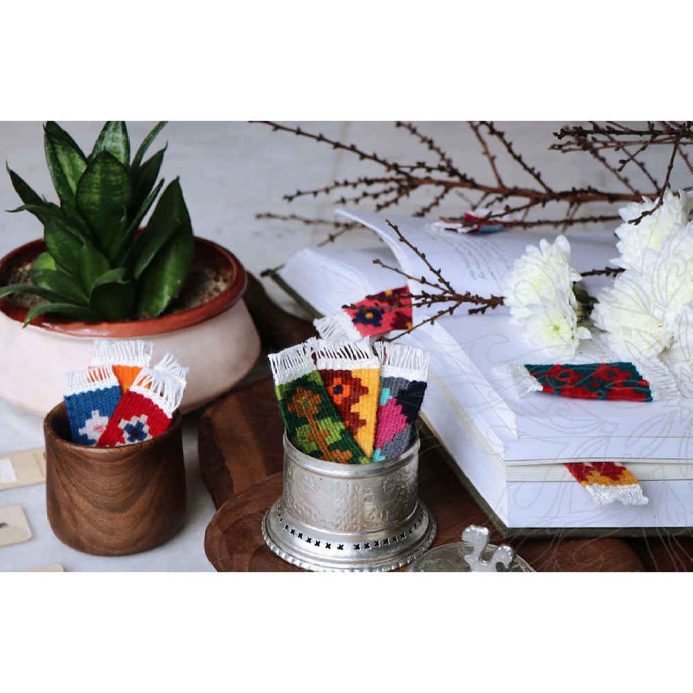 Persisch Kilim inspirierter Lesezeichen Modell Yasin