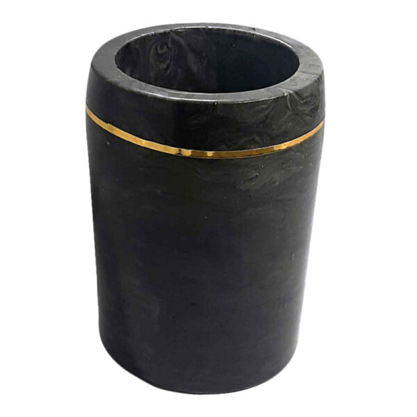 Stein-Stifthalter für den Schreibtisch mit Marmormuster Modell Rasa