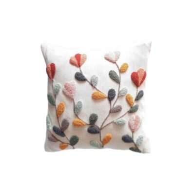 Punch-Needle-Kissenbezug – Besticktes Design Afra
