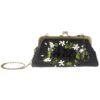 Bandstickerei Clutch Handtasche - Samt mit Niaz Design