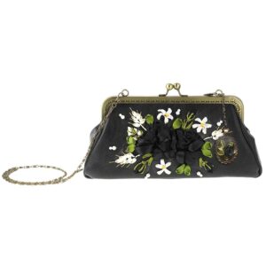 Bandstickerei Clutch Handtasche – Samt mit Niaz Design