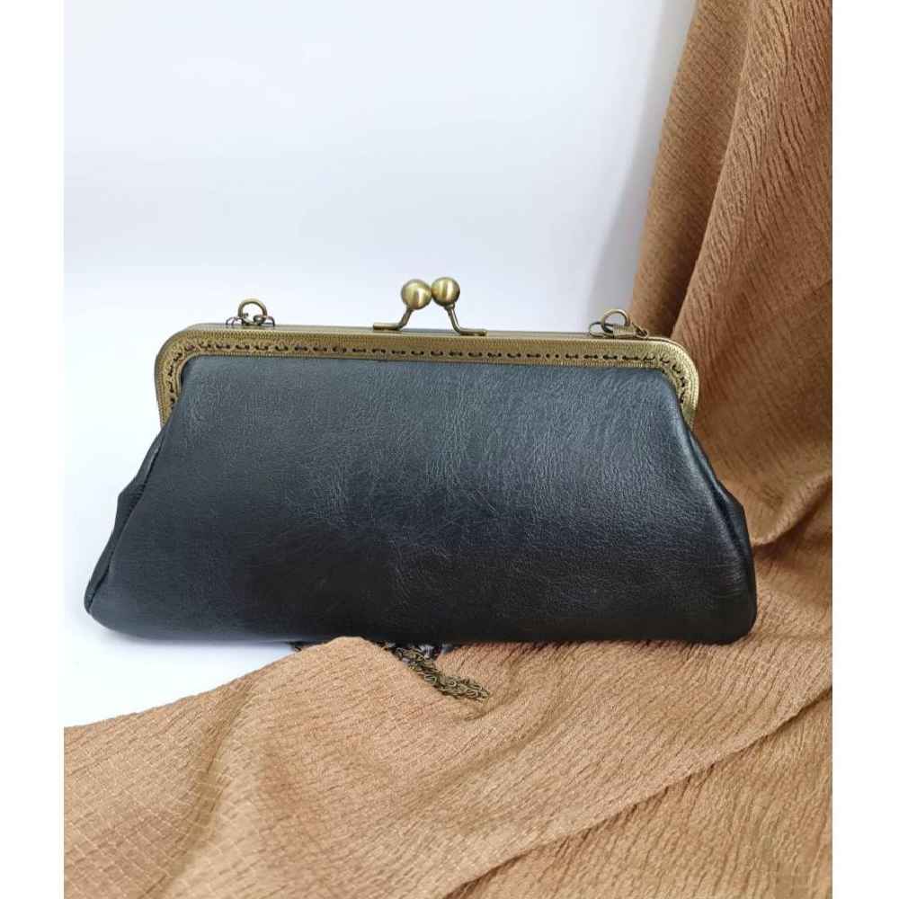 Bandstickerei Clutch Handtasche – Samt mit Niaz Design