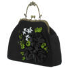 Bandstickerei Clutch Handtasche - Samt mit Malih Design