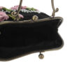 Bandstickerei Clutch Handtasche - Samt mit Nasrin Design