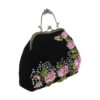 Bandstickerei Clutch Handtasche - Samt mit Nasrin Design