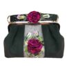 Bandstickerei Clutch Handtasche - Samt mit Pile-Muster