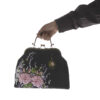 Bandstickerei Clutch Handtasche - Samt mit Reyhan Design