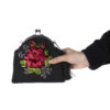 Bandstickerei Clutch Handtasche - Samt mit Tahoora Design