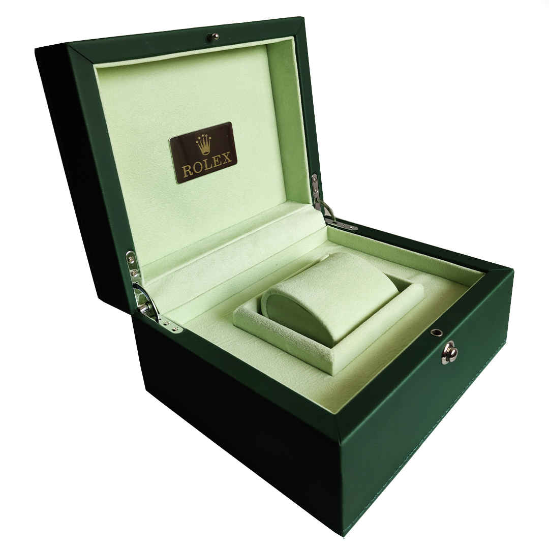 Rolex Uhrenbox mit Kunstlederbezug – Einzelnes Fach